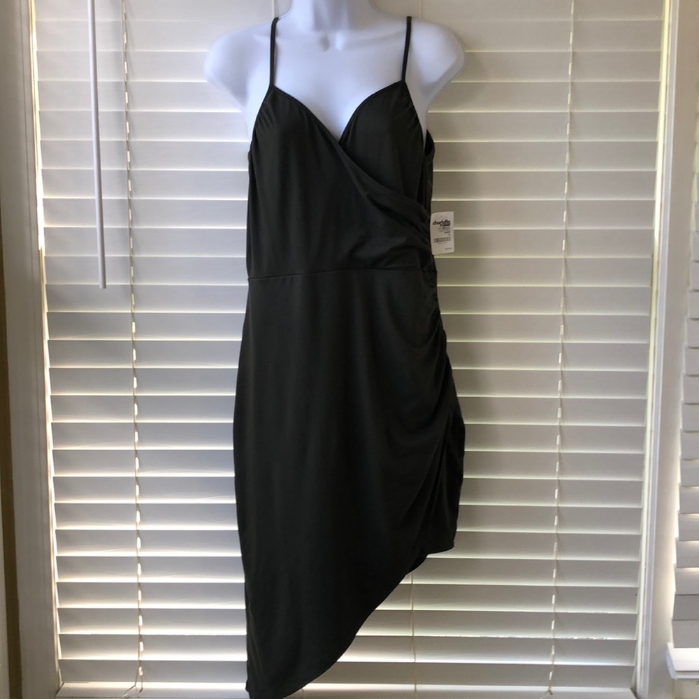 Charlotte Russe Olive Green sleeveless dress large